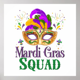 Poster Équipe Mardi Gras