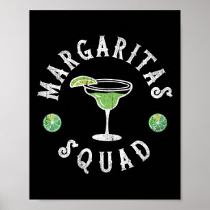 Poster Équipe Margarita Drôle Cinco De Mayo Hommes Femmes