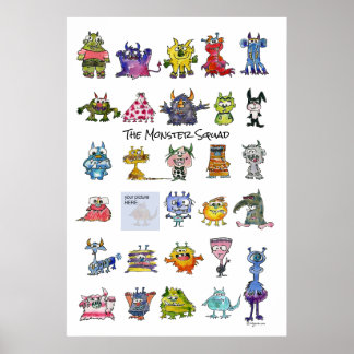 Poster Équipe Monster- Téléchargez votre photo