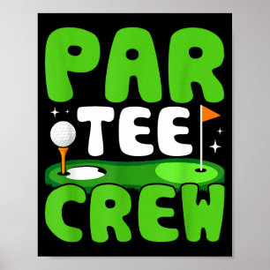 Poster Équipe Par Tee Esprit de plaisir de golf