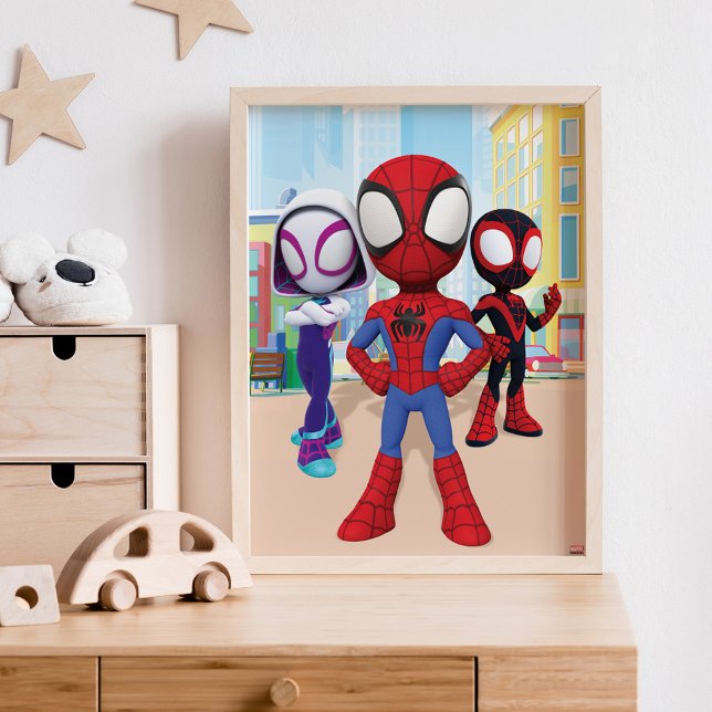 Poster Équipe Spidey En Ville (Créateur téléchargé)