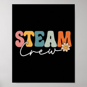 Poster Équipe Steam de retour à l'école Sciences Ingénier