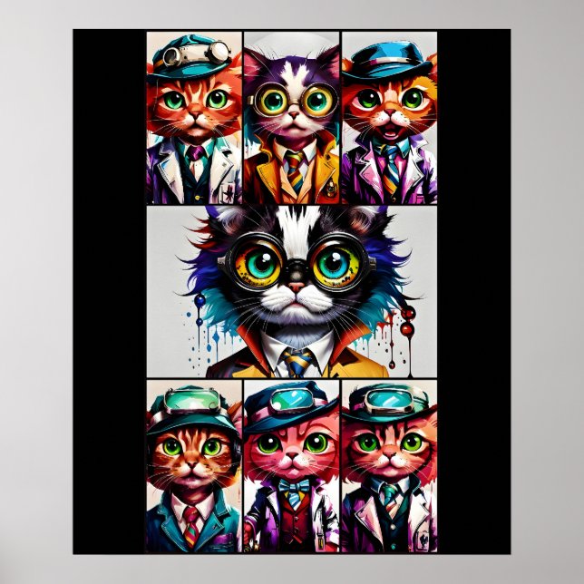 Poster Équipe Tabbykin (Devant)