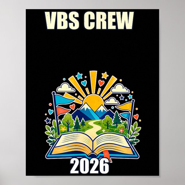 Poster Équipe Vbs 2026 camp d'été  (Devant)