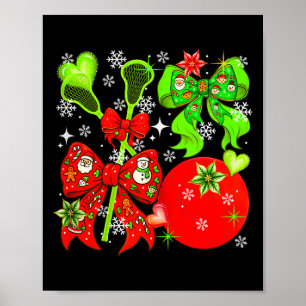 Poster Équipement de crosse de Noël Équipe de joueur Colo