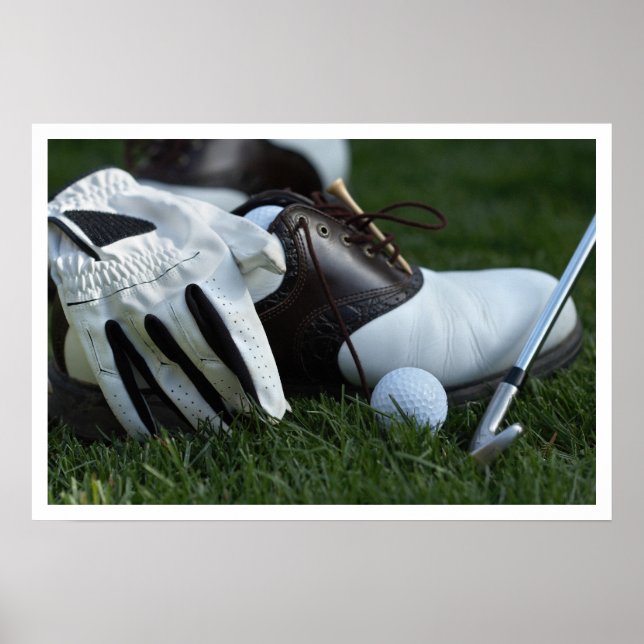 Poster équipement de golf (Devant)
