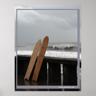 Poster équipement de surf