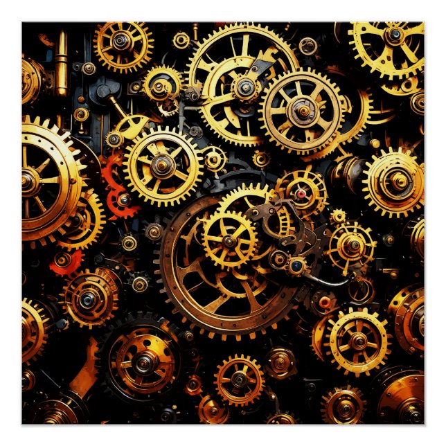 Poster Équipements de réchaud Steampunk 1004 (Devant)