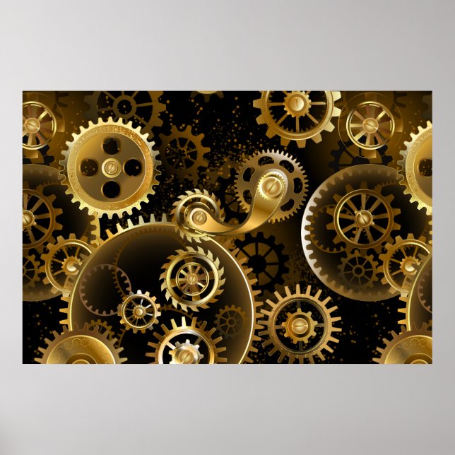 Poster Équipements en laiton sans vapeur (Devant)