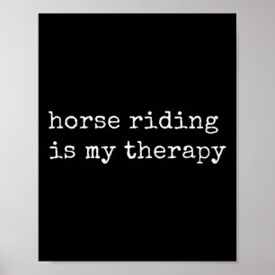 Poster Équitation Est Ma Thérapie