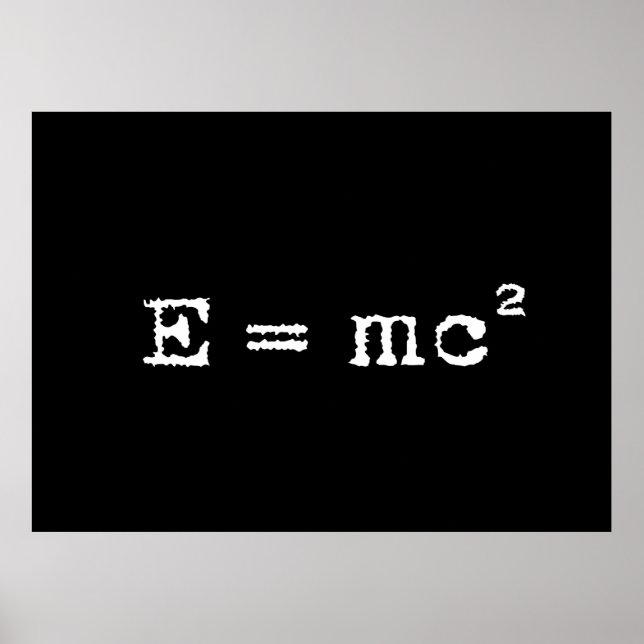 POSTER ÉQUIVALENCE DE LA MASSE ÉNERGÉTIQUE (Devant)