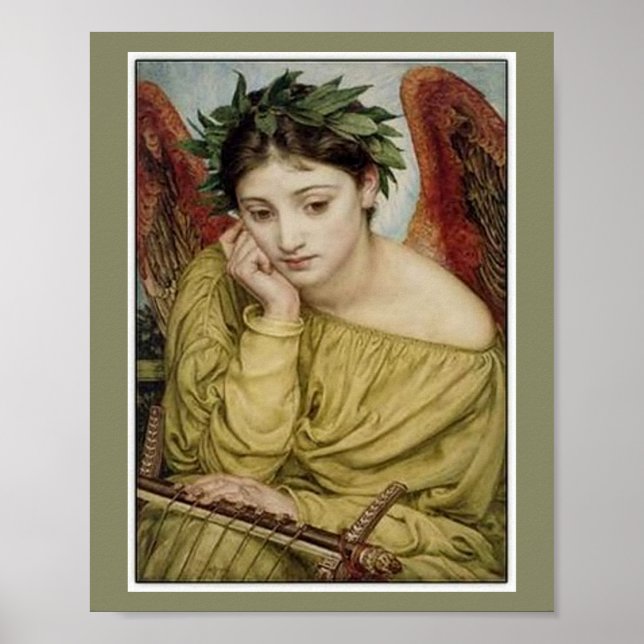 Poster "Erato, muse de poésie lyrique" (Devant)