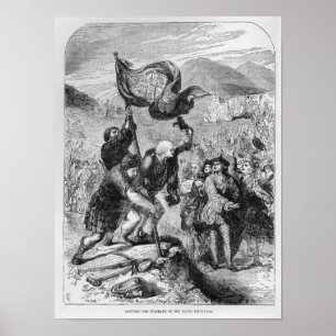 Poster Erection de la norme du jeune prétendant