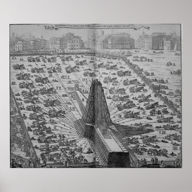 Poster Erection de l'ancienne obèse égyptienne (Devant)