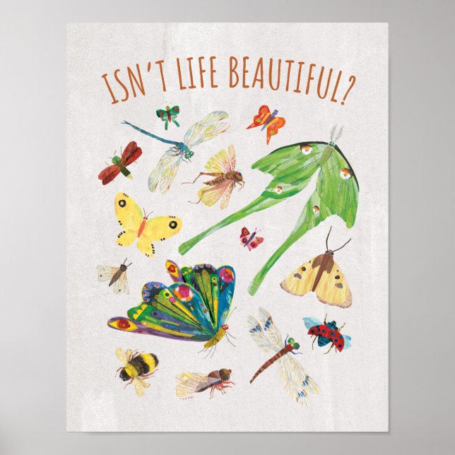 Poster Eric Carle | La vie n'est-elle pas belle ? (Devant)