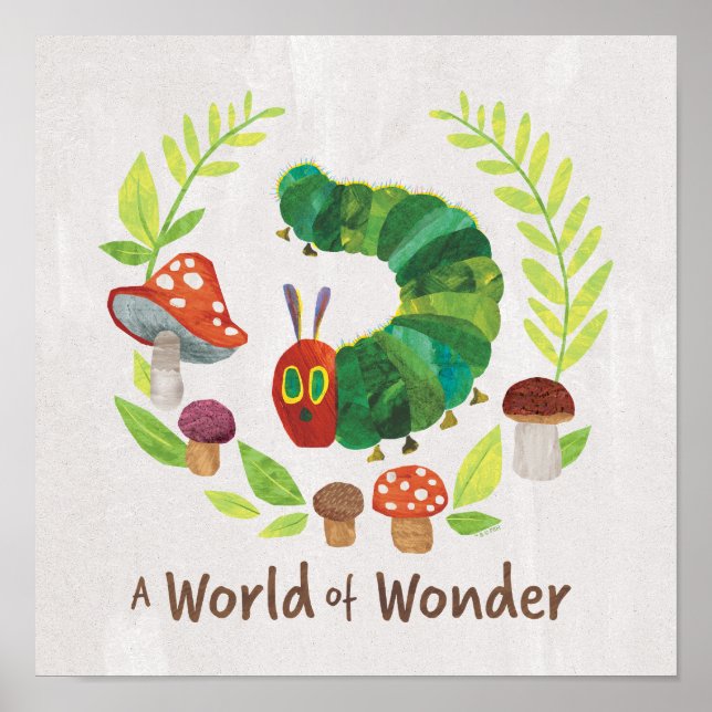 Poster Eric Carle | Un monde de merveilles (Devant)