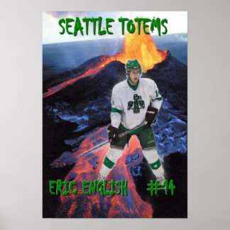 Poster Eric English - Totems de Seattle