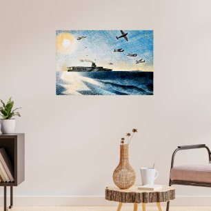 Poster Eric Ravilious - HMS glorieux dans l'Arctique