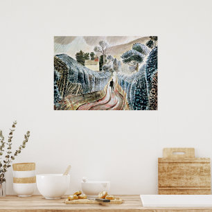 Poster Eric Ravilit, Wet Afternoon
