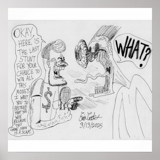 Poster Erica Crooks Comics : Game Show scam (Devant)