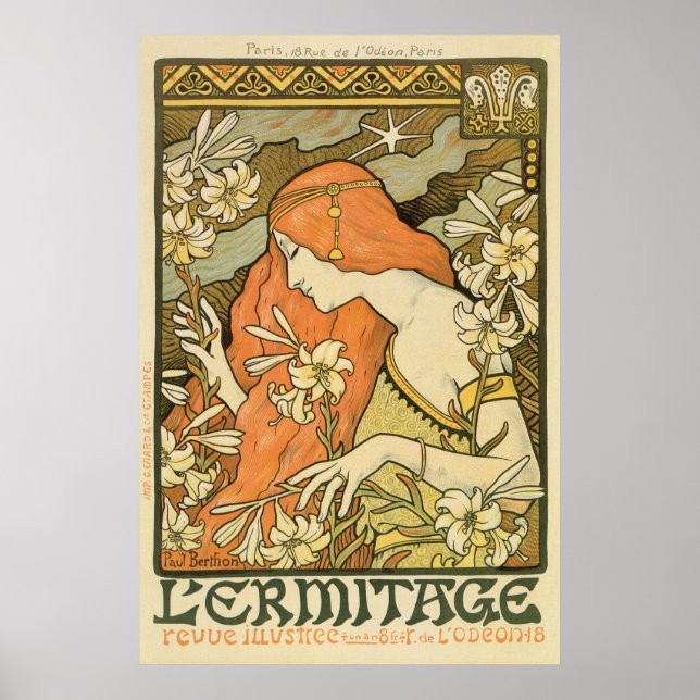 Poster Ermitage Art nouveau (Devant)