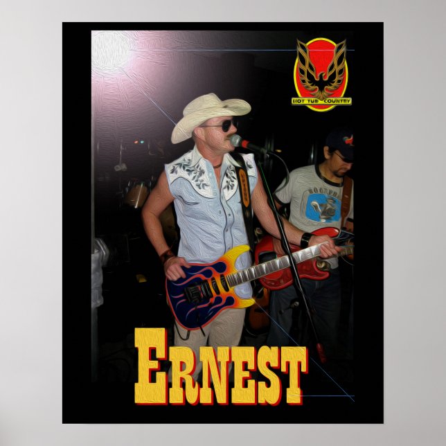 Poster Ernest Hot Tub (Devant)