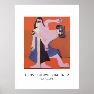 Poster Ernst L. Kirchner - Danse Masque - Beaux-Arts colo
