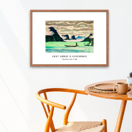 Poster Ernst L. Kirchner - Paysage coloré Art moderne