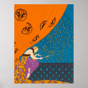 Poster Erté - Automne