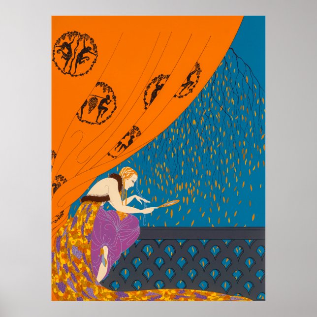 Poster Erté - Automne (Devant)