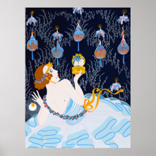 Poster Erté - Baisers volés