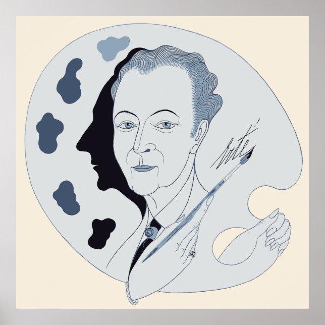 Poster Erté - Costume Pour Le Prince Charme Dans La Slee (Devant)