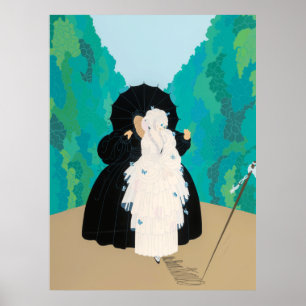 Poster Erté - Debutante