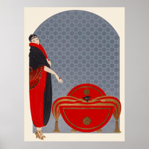 Poster Erté - Emerald Eyes