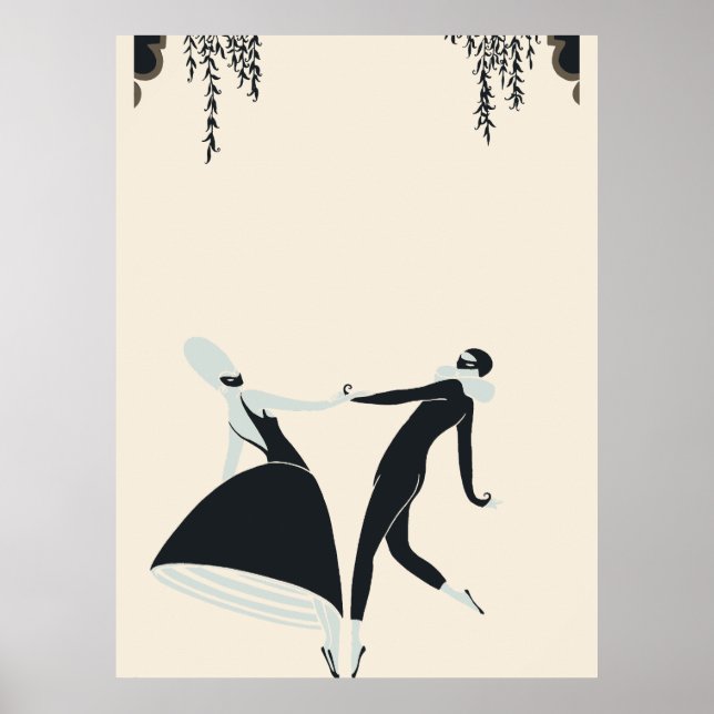 Poster Erté - Figures Dancing (Devant)