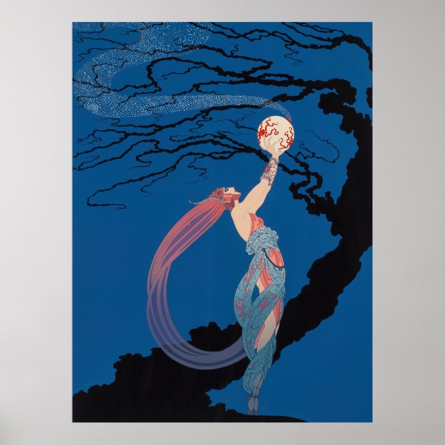 Poster Erté - Fireflies (Devant)