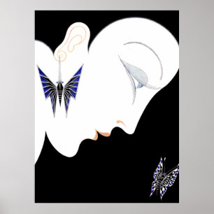 Poster Erté - Harper's Bazaar, mai 1928 [Nuit]