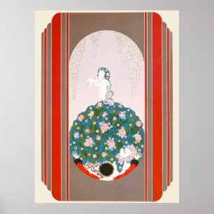 Poster Erté - La robe de printemps de Vénus