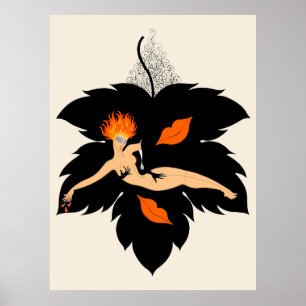 Poster Erté - La Suite Des Sept Péchés Mortels, Lust