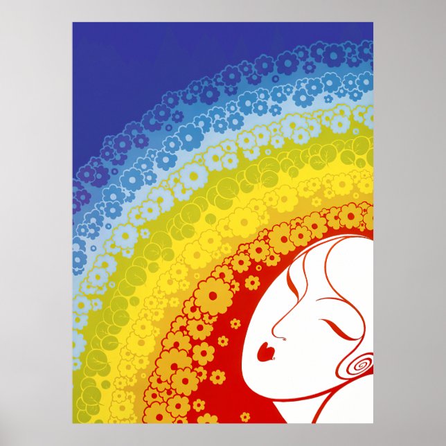 Poster Erté - Les Années 1920 Se Souviennent Suite, Rainb (Devant)