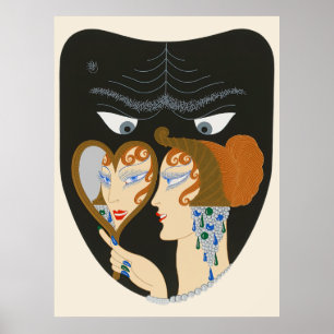 Poster Erté - Les Sept Péchés Mortels Suite, Envy