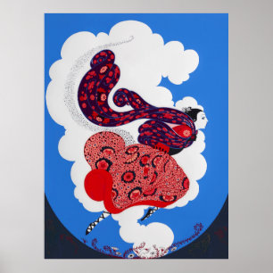 Poster Erté - Pursuit of Flore