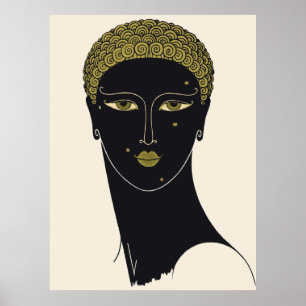 Poster Erté - Reine de Sheba