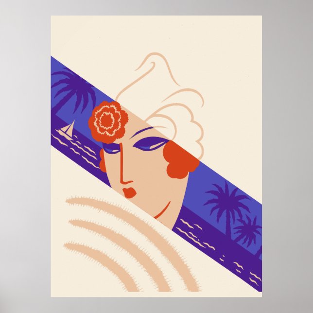 Poster Erté - Stations d'hiver (Devant)