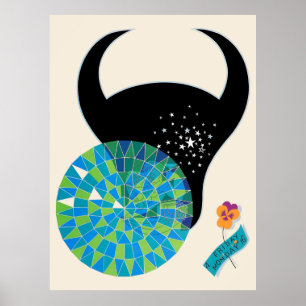 Poster Erté - Suite Zodiac, Taurus