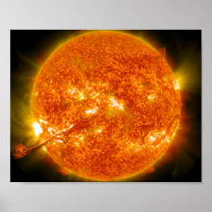 Poster Éruption chromosphérique ou éjection de masse de