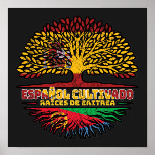 Poster Erythrée Erythrée Espagne Espagne Espagne Arbre es