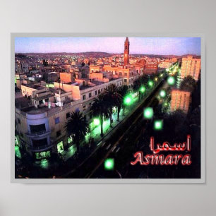 Poster Erythrée - Nuit d'Asmara -