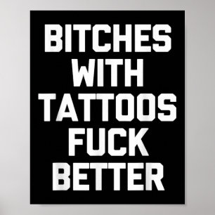 Poster Es Avec Tatouages Pour Mieux Tatouer Tatouage Amus