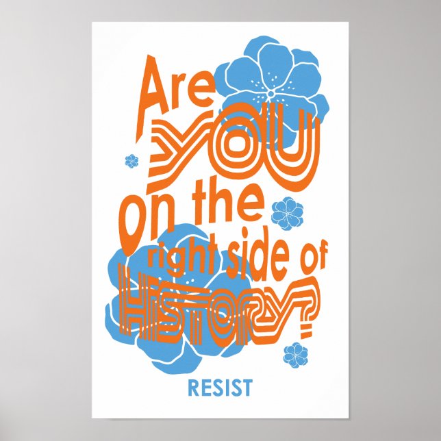 Poster Es-tu du bon côté de l'histoire (Devant)